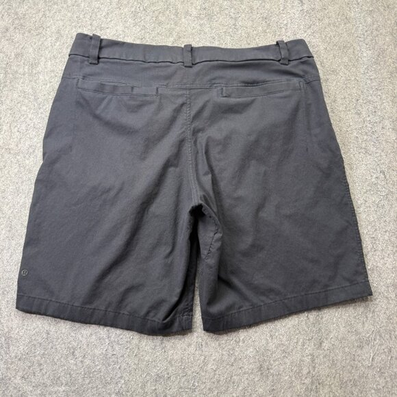 Lululemon Commission Shorts Men 38 Black 9" Stretch - Picture 8 of 15